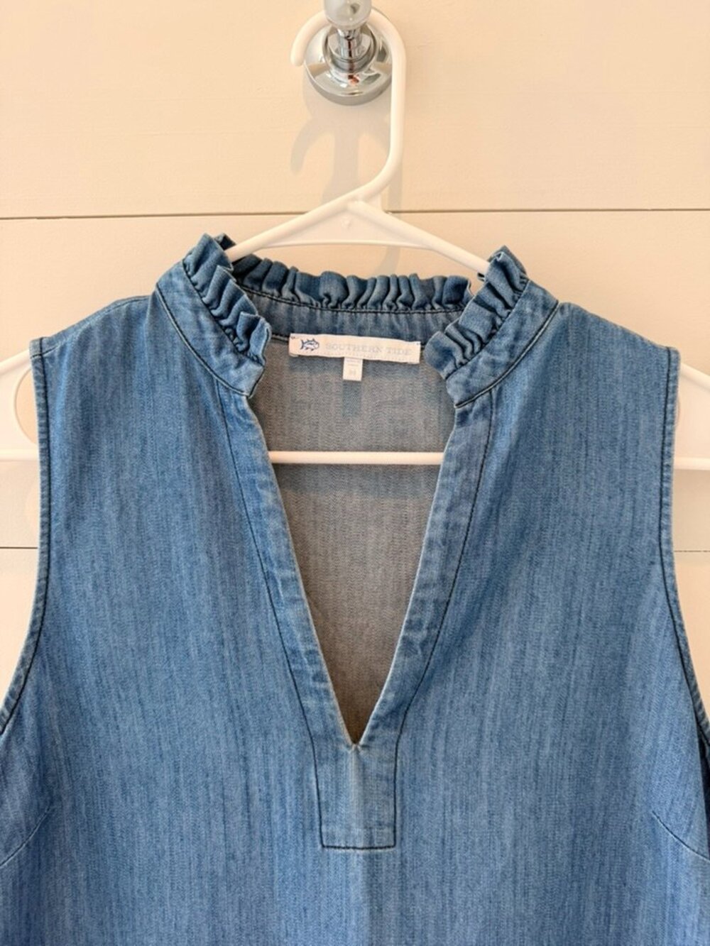 Southern Tide Adelyn Denim Dress - Picture 3 of 4